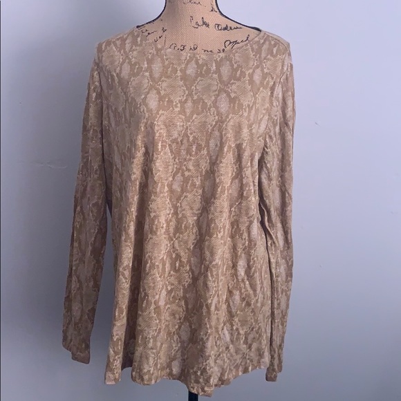 Lauren Ralph Lauren Animal Print Plus Size Top - Picture 4 of 8